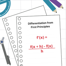 Differentiation from First Principles Formula, Derivation