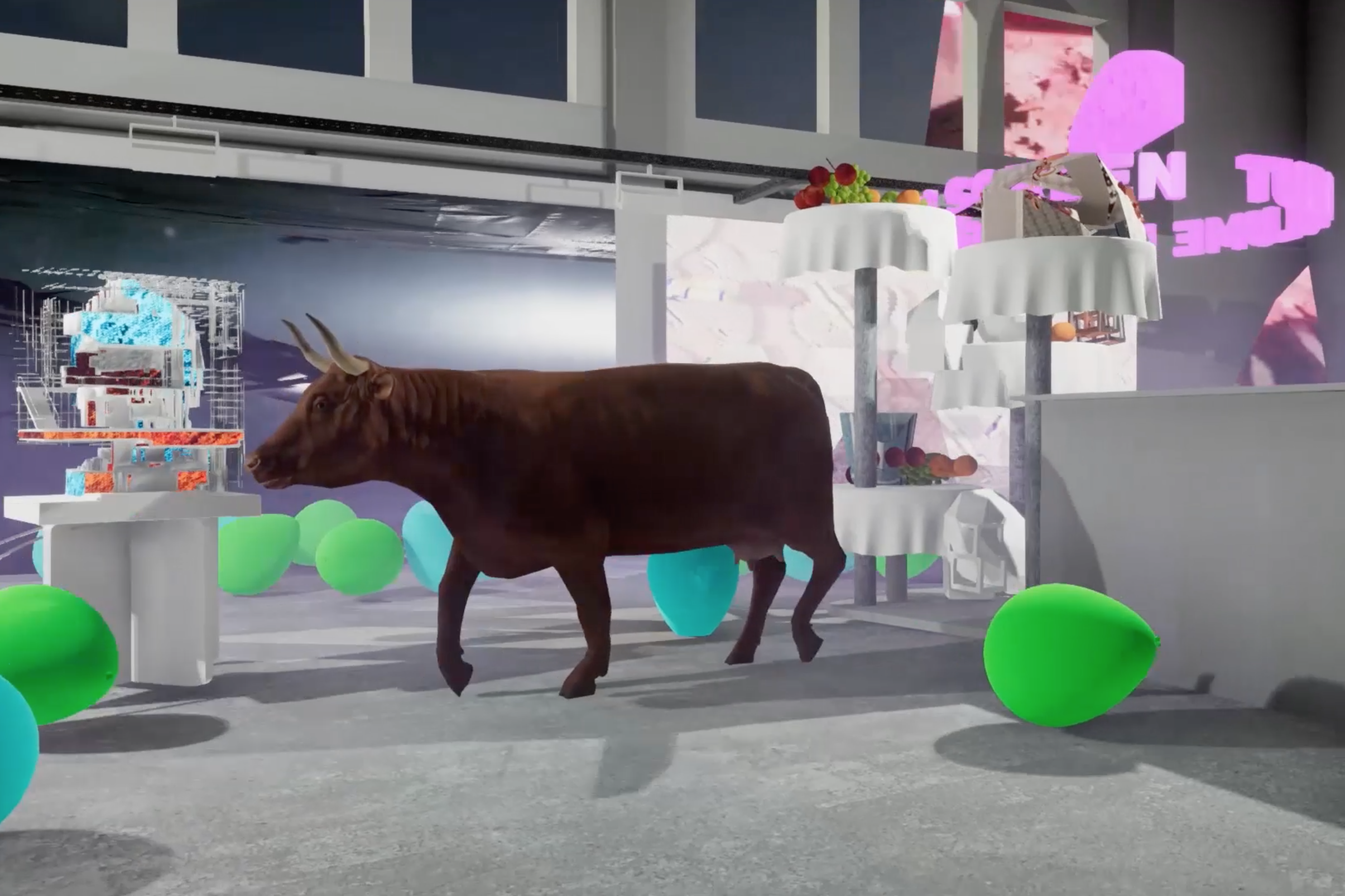 Screengrab of virtual procession during Spring Show 2020 image 1