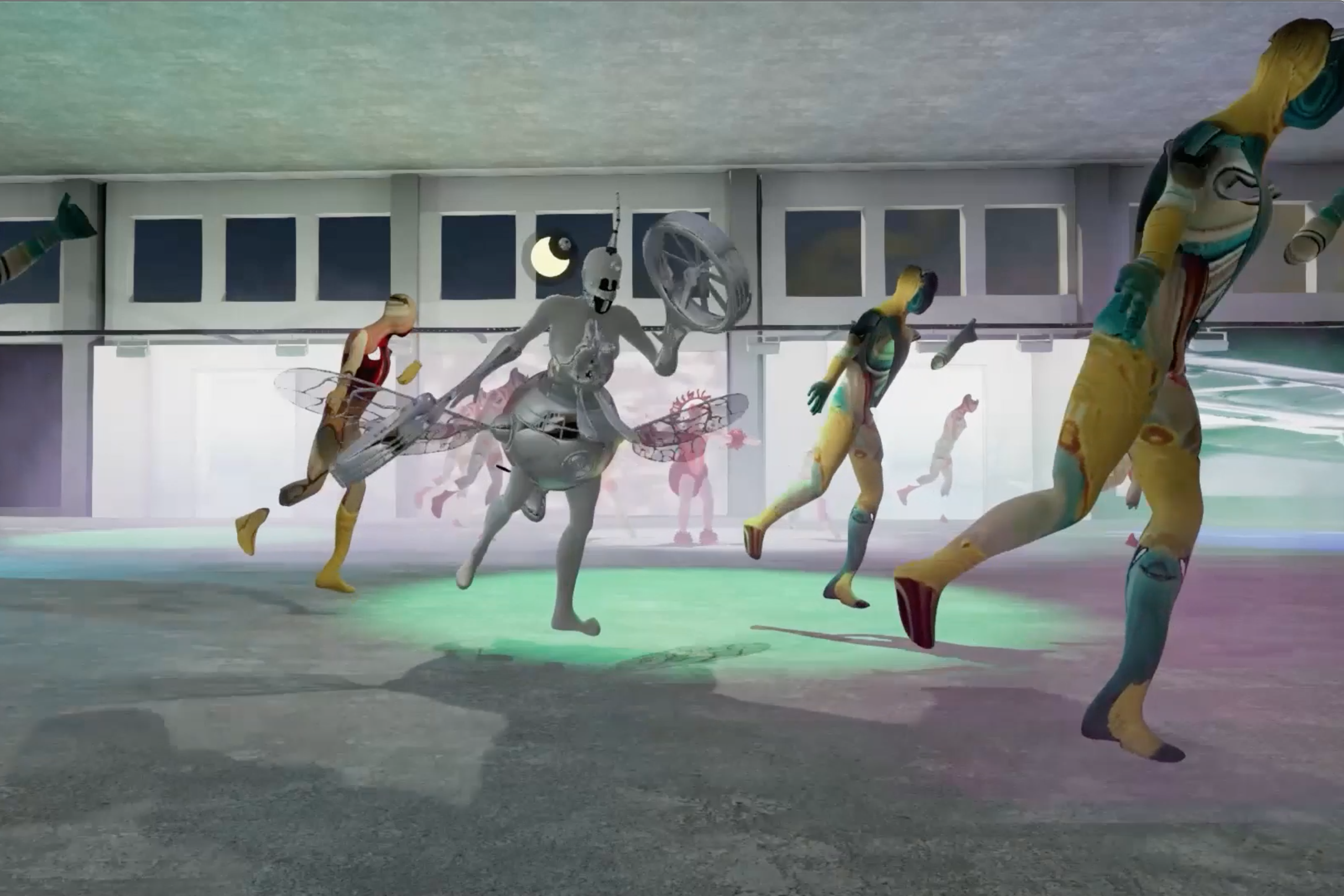 Screengrab of virtual procession during Spring Show 2020 image 4