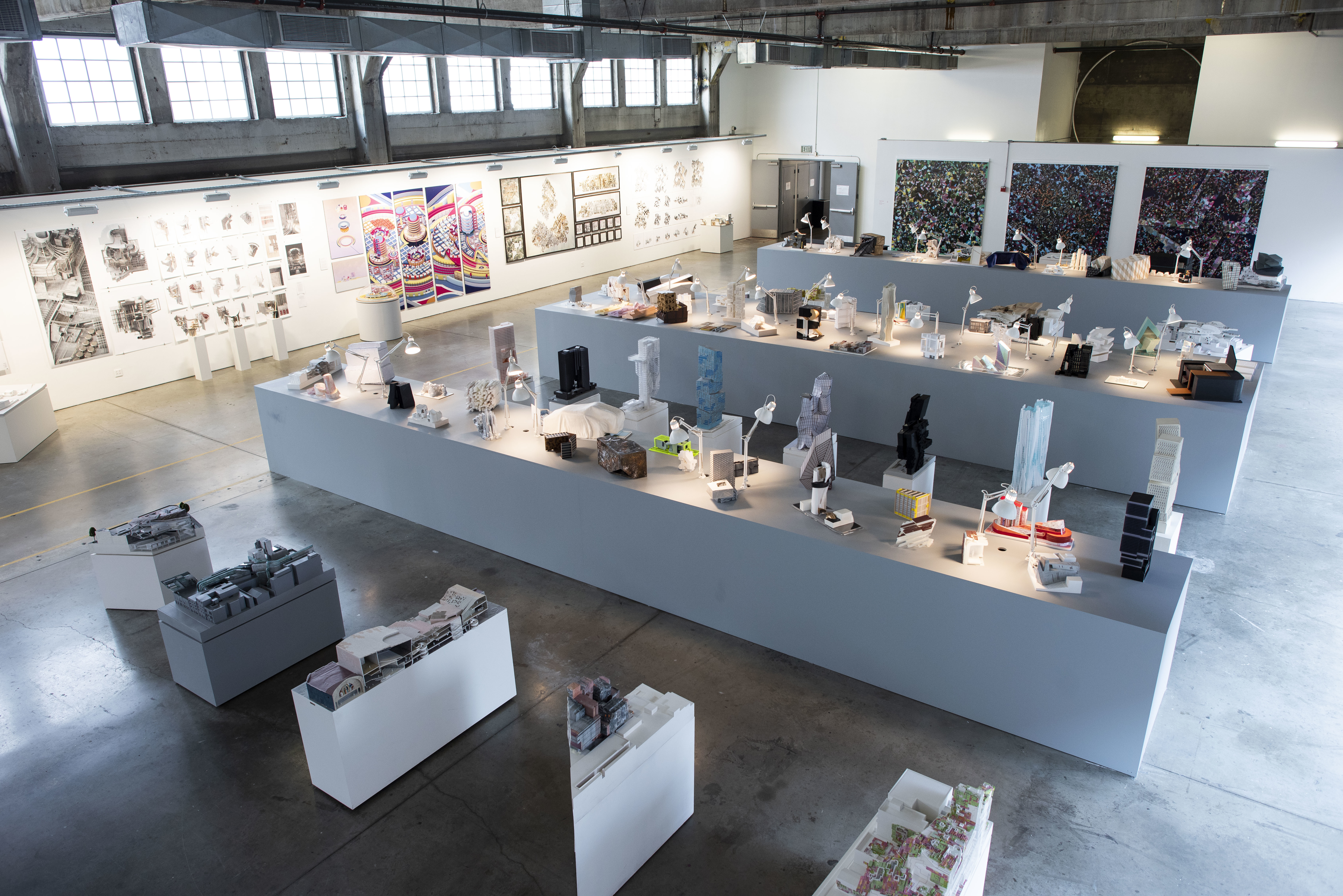 architecture models exhibited at 2018 Spring Show