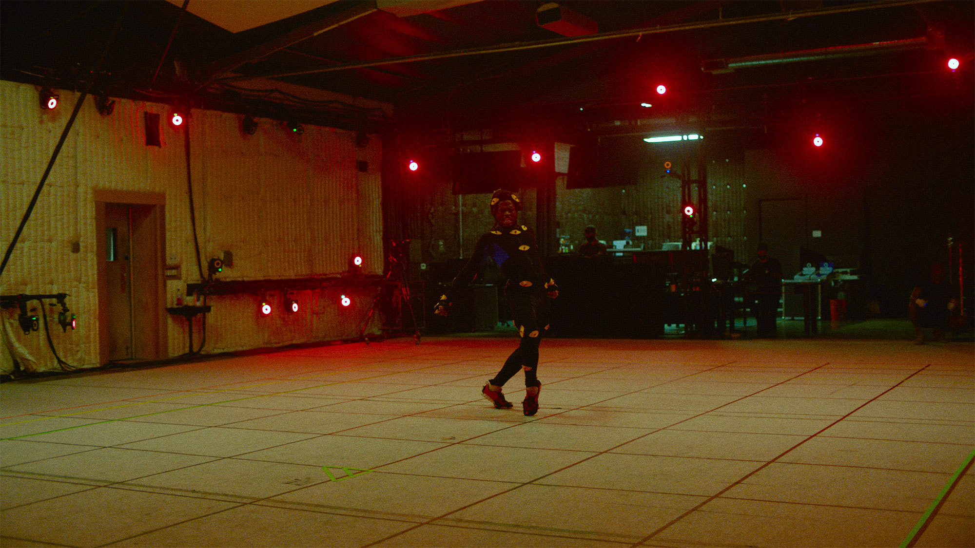 man dancing alone on stage