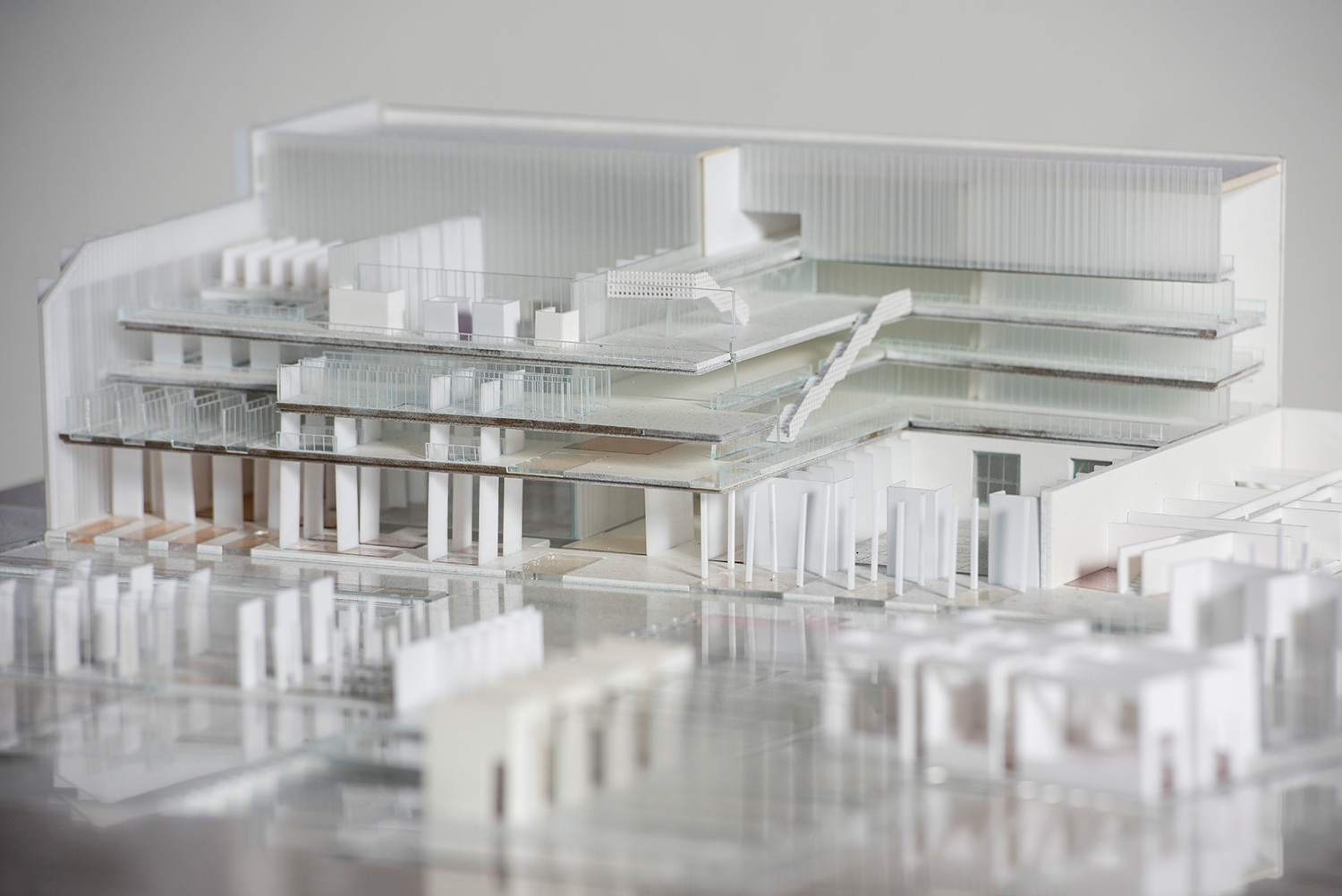 rendering drawing of 2022 undergraduate student thesis architectural model concept sci-arc