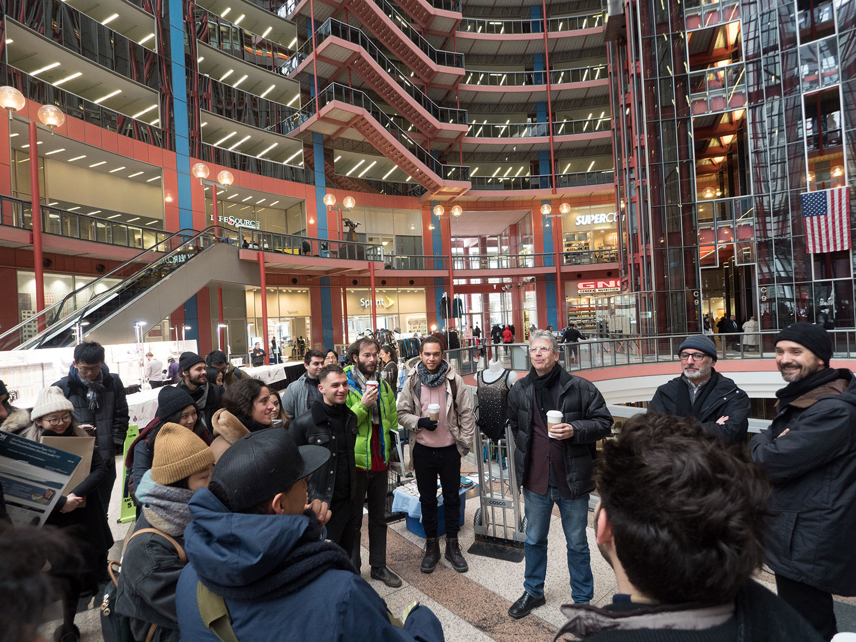 SCI-Arc students and faculty on a field trip in Chicago