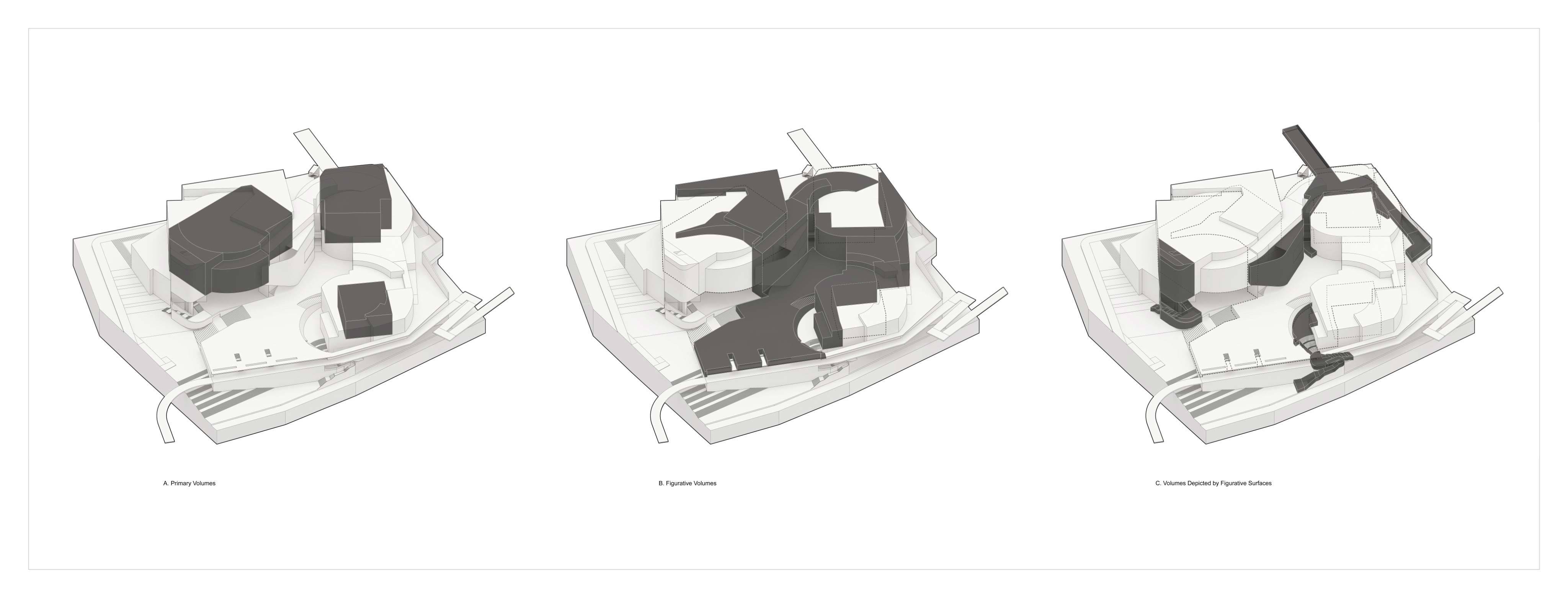 rendering drawing of 2022 undergraduate student thesis architectural model concept sci-arc