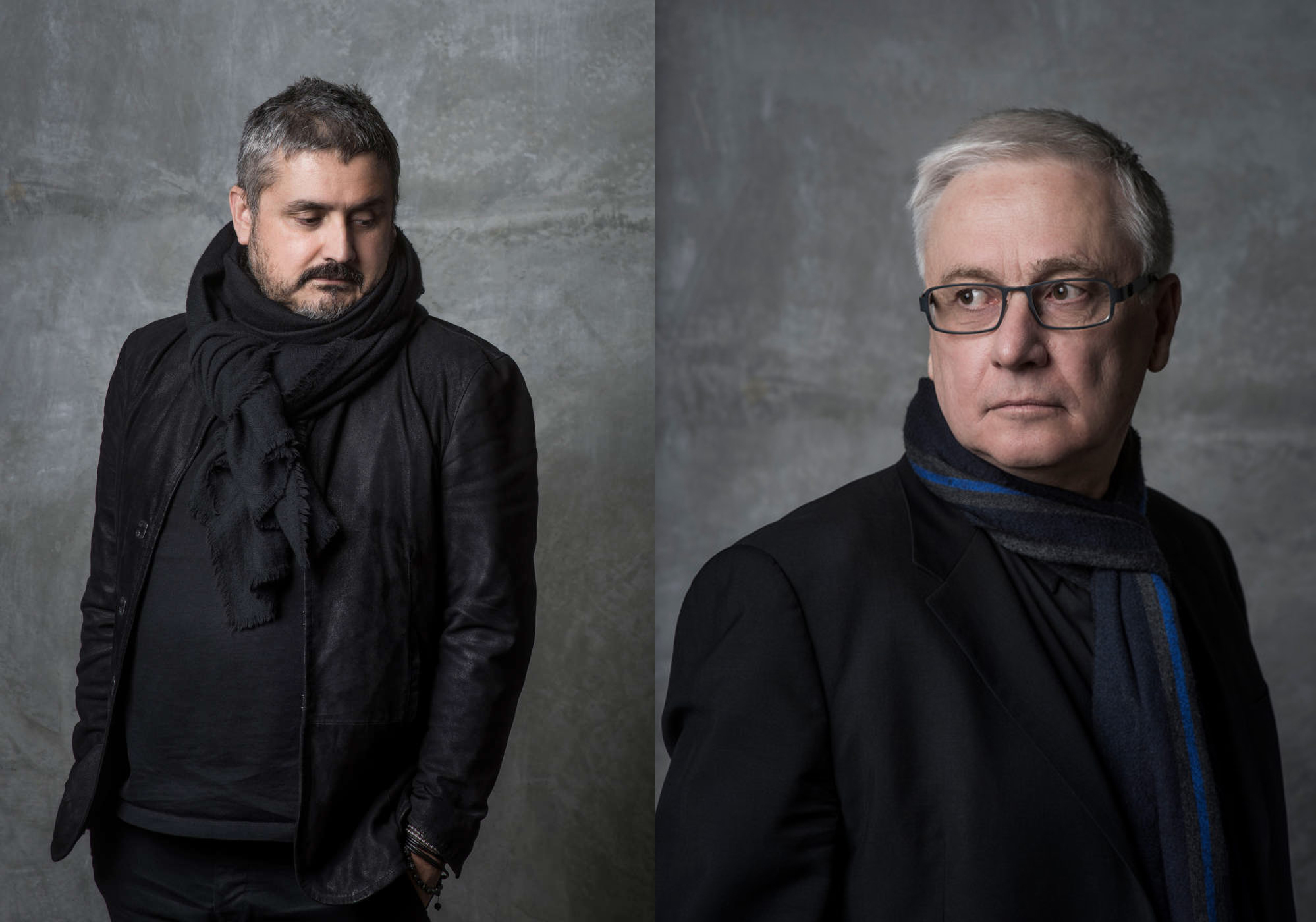 Portraits of Hernan Diaz Alonso and Peter Testa