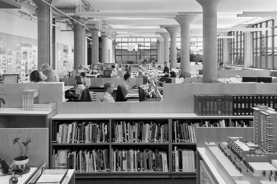 black and white architecture office