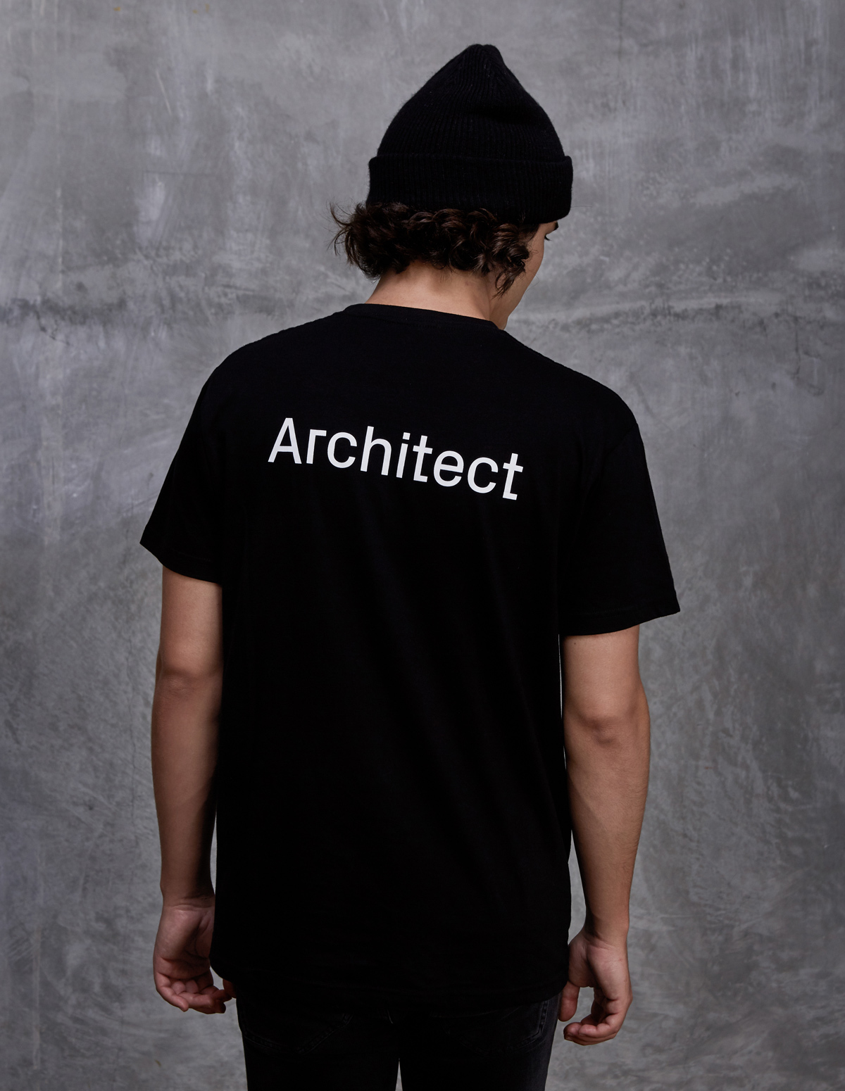 black sciarc architect t shirt