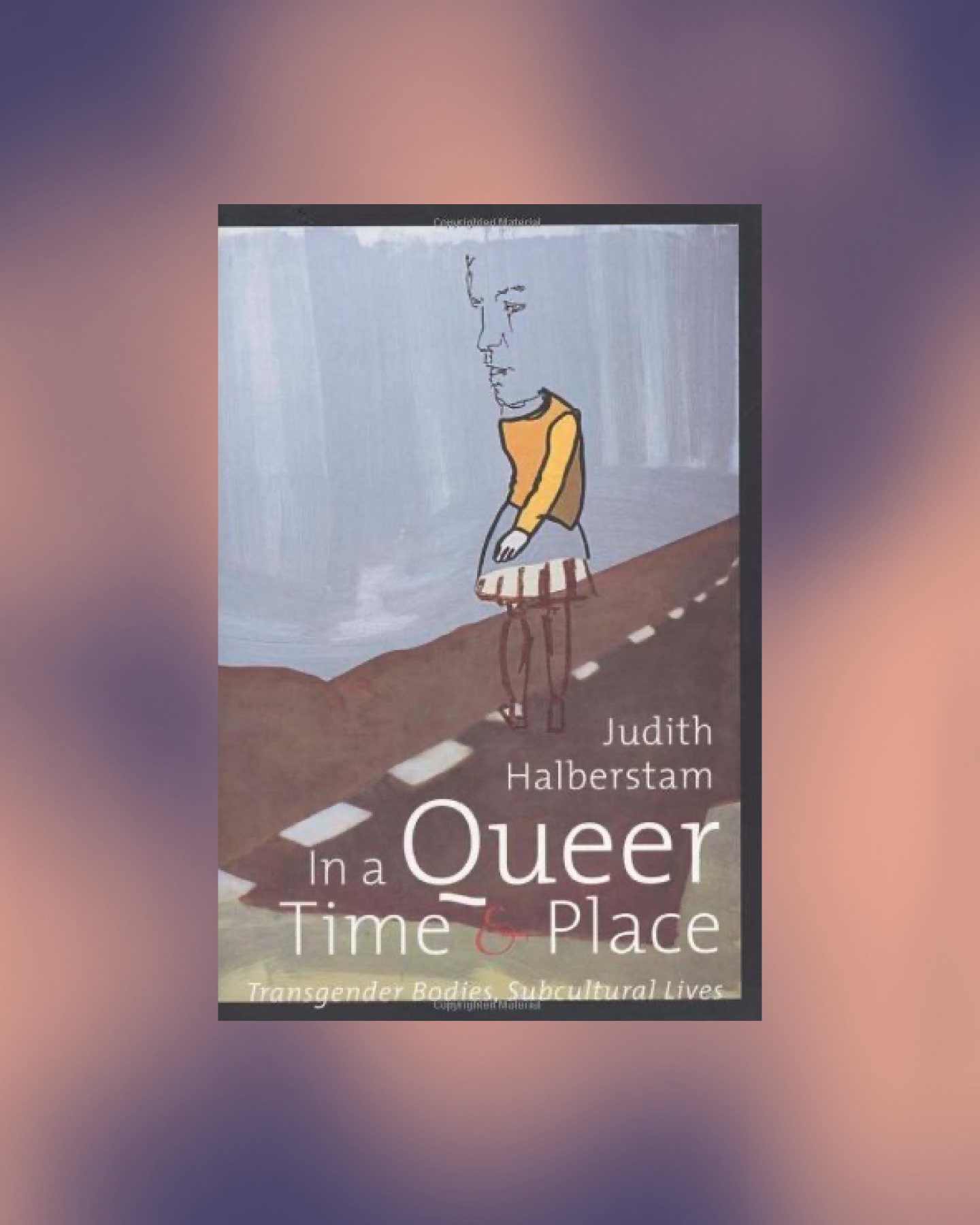 book cover in a queer time and place