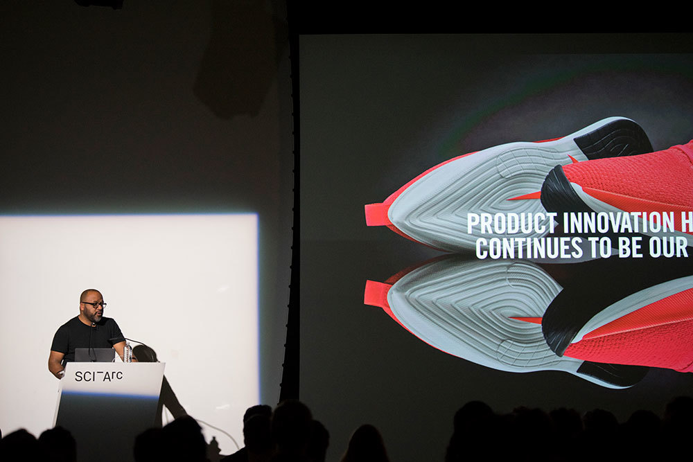 Byron Merritt talking about Nike shoe design