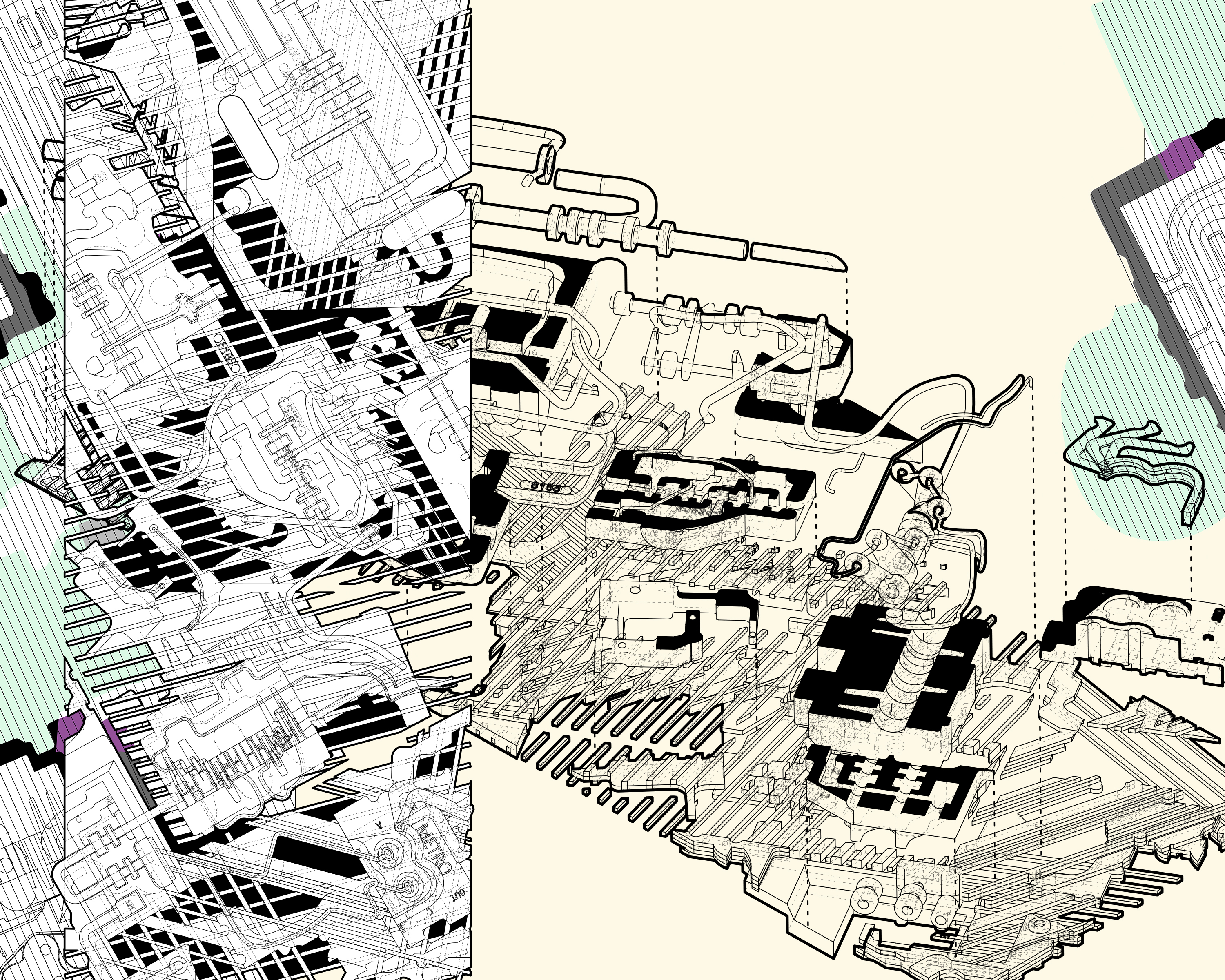 graphic tectonic design diagram