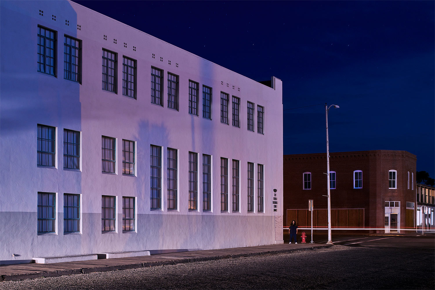 night evening photograph of Maria Texas