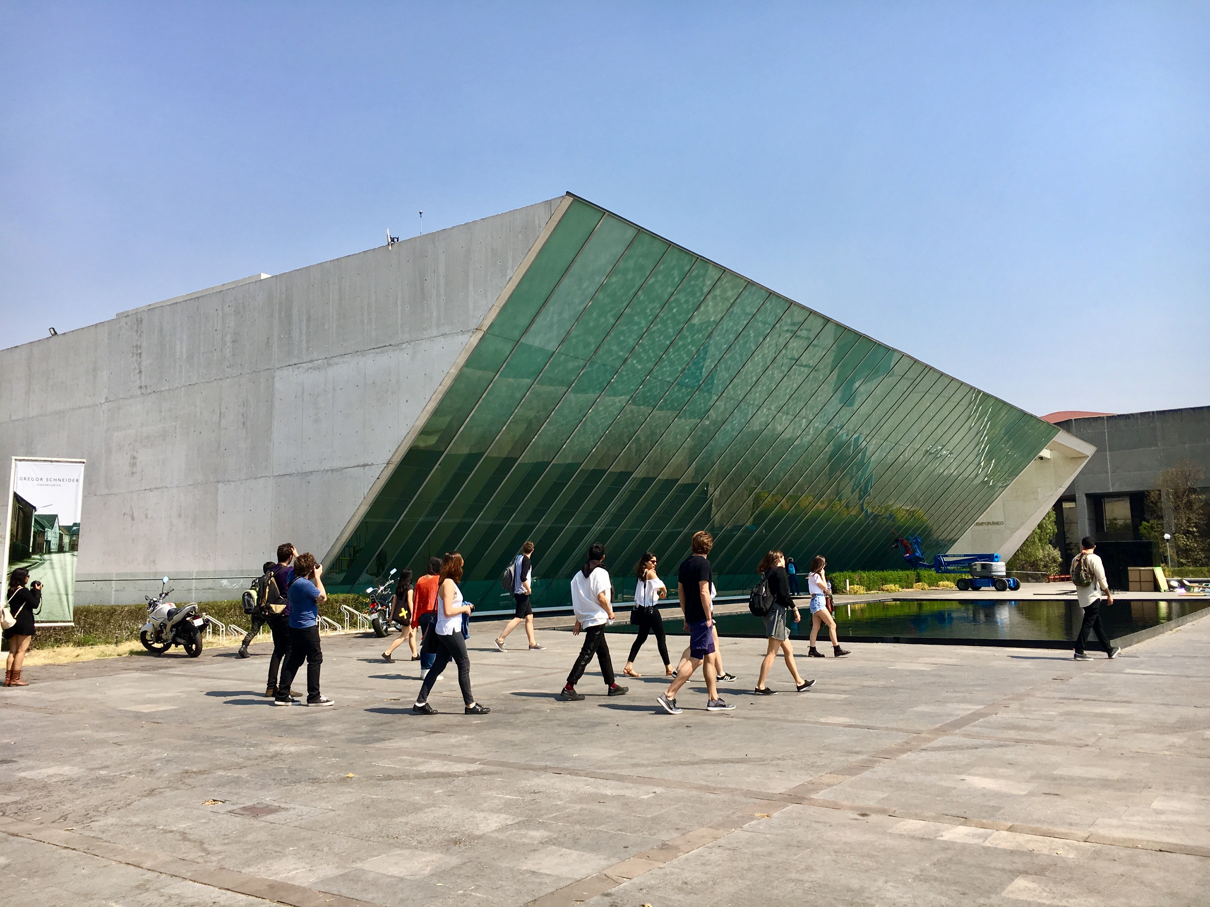 students at the site visit