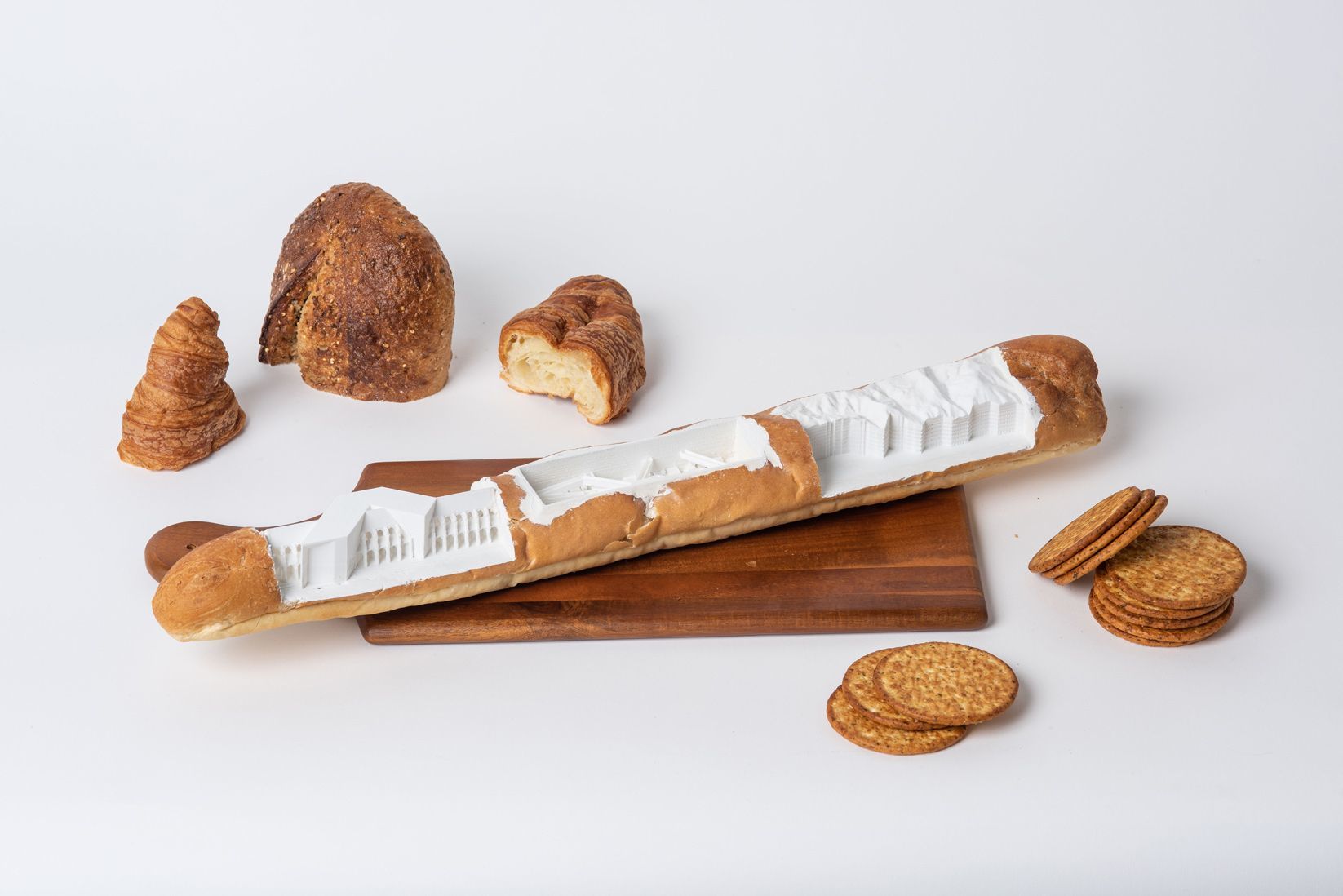 architecture model bread spread