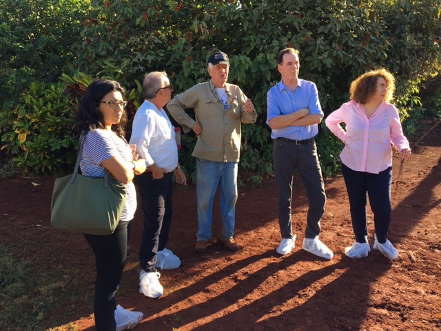 SCI-Arc Trustee and Faculty talking during LA Delegation in Cuba