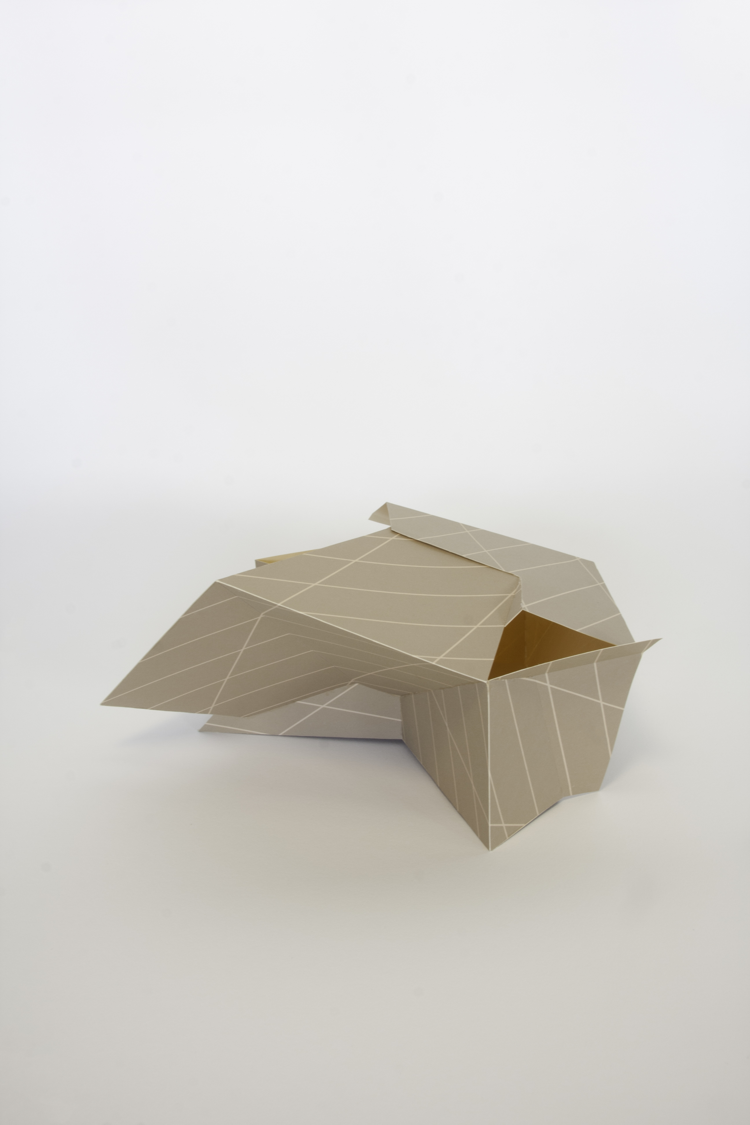 brown paper architectural model