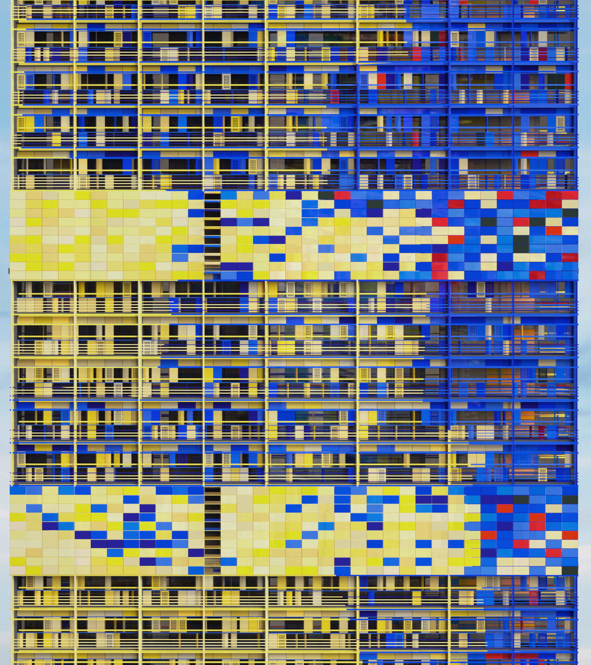 building facade render