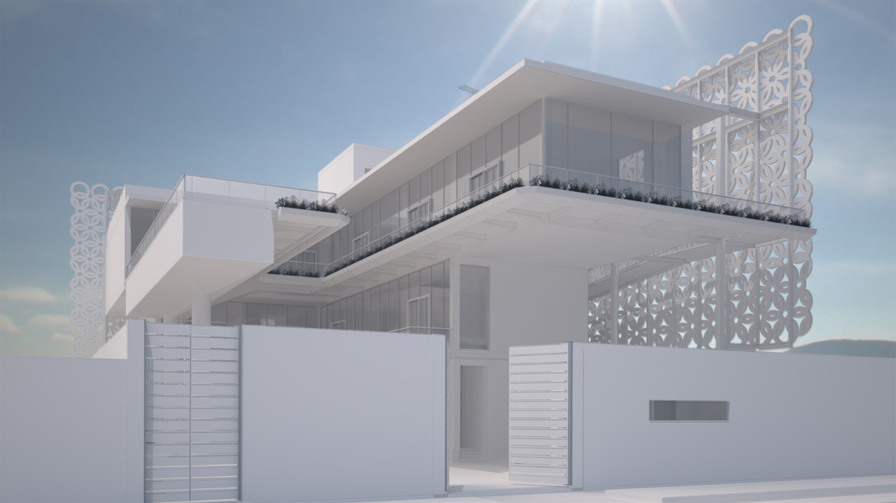 architectural rendering building