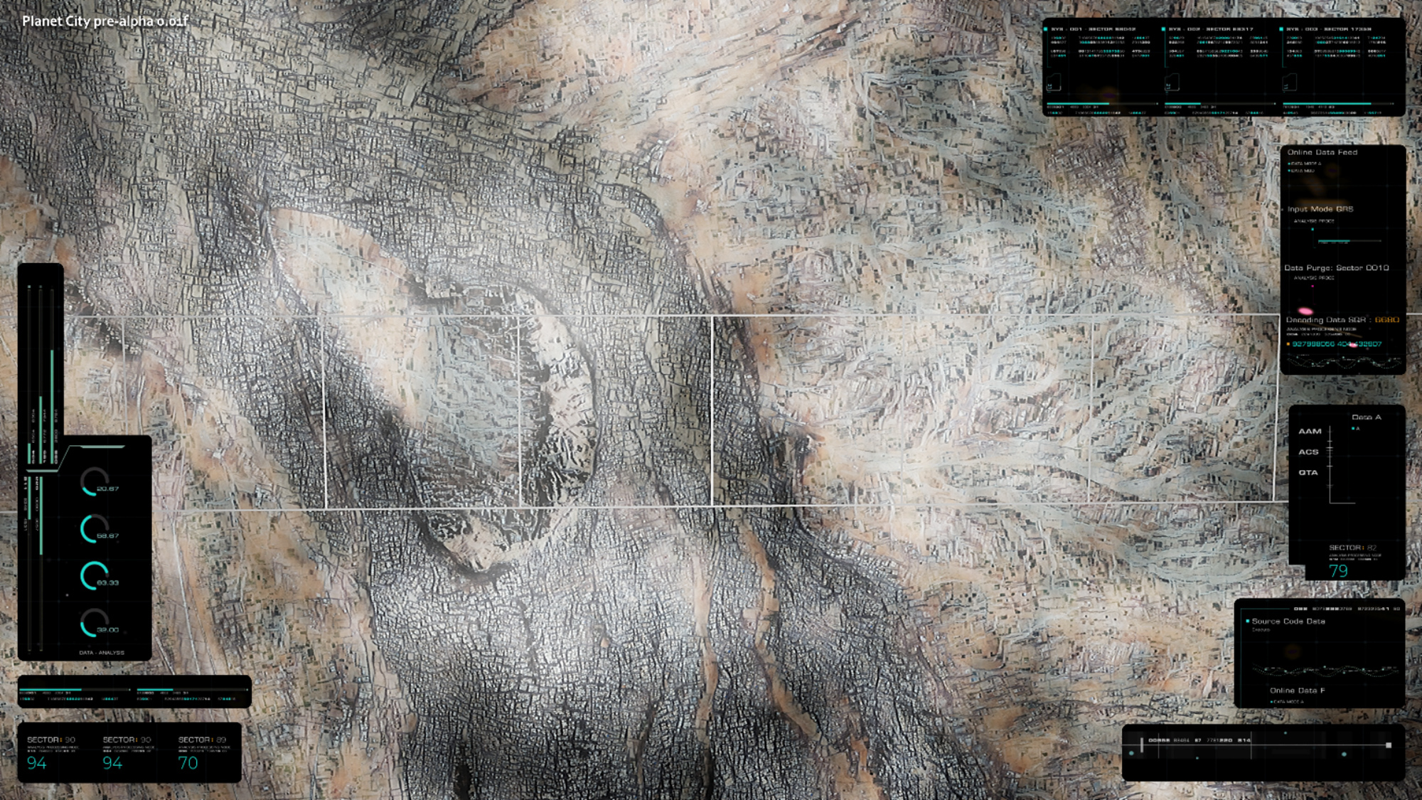 aerial landscape computer interface