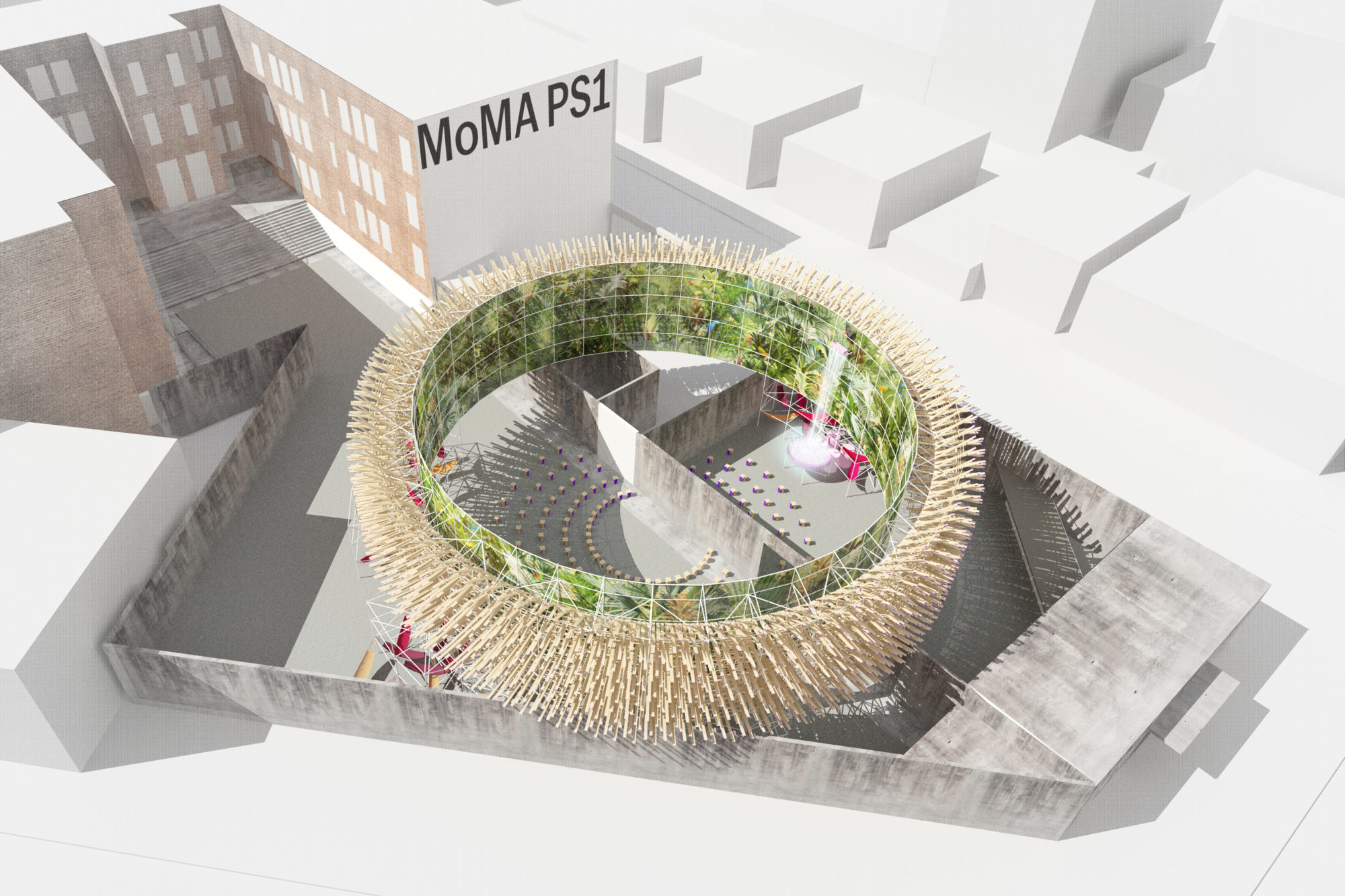 Pedro y Juana Moma PS1 Young Architect Prize pavilion