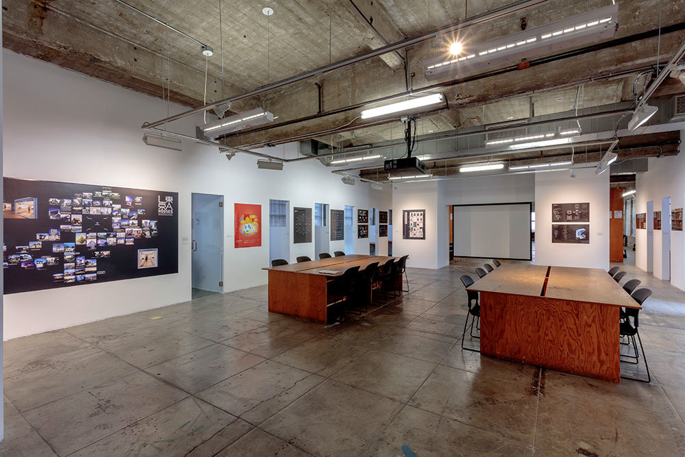 Joe Day Sciarc library installation photo