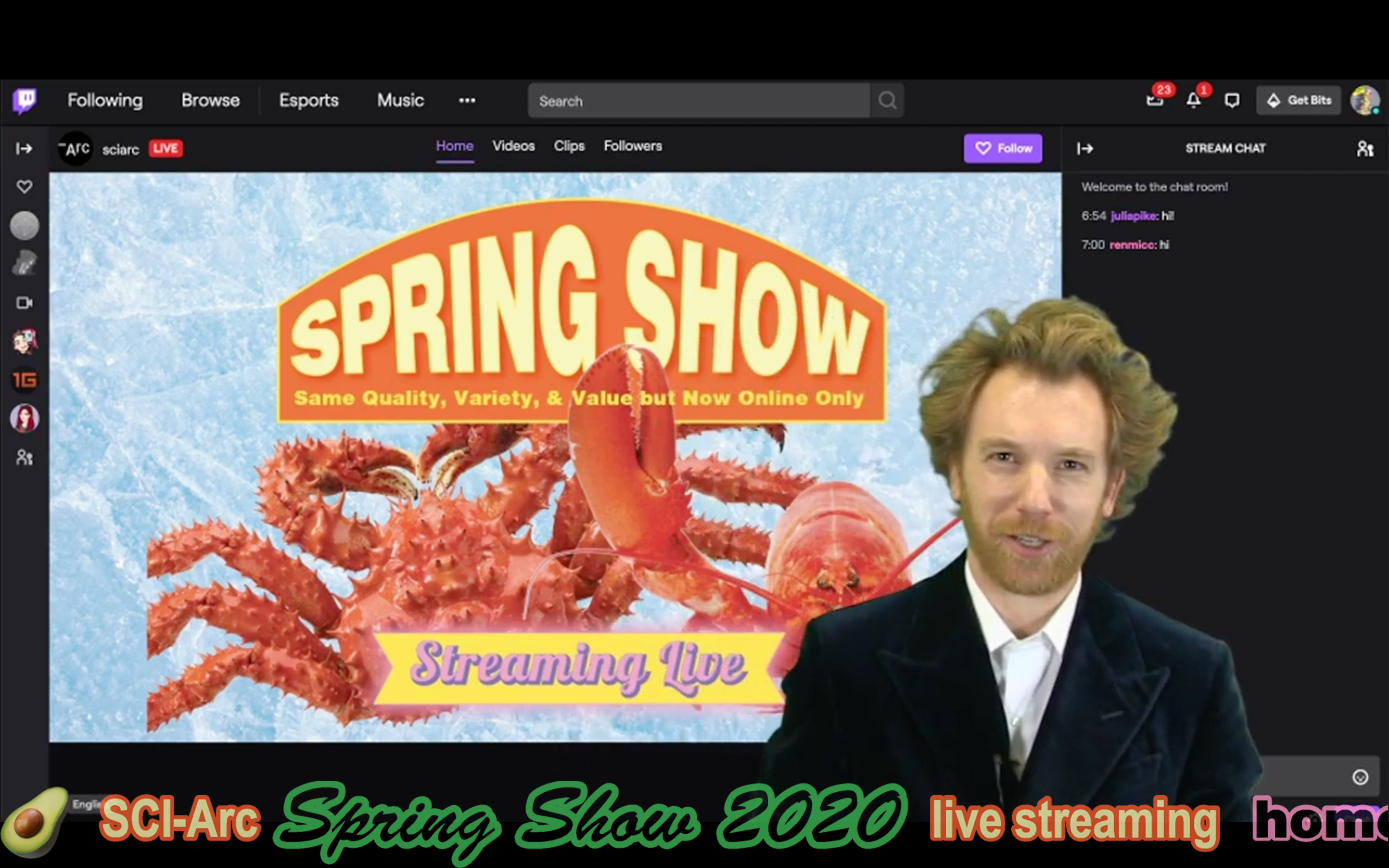 John Cooper on Twitch screen