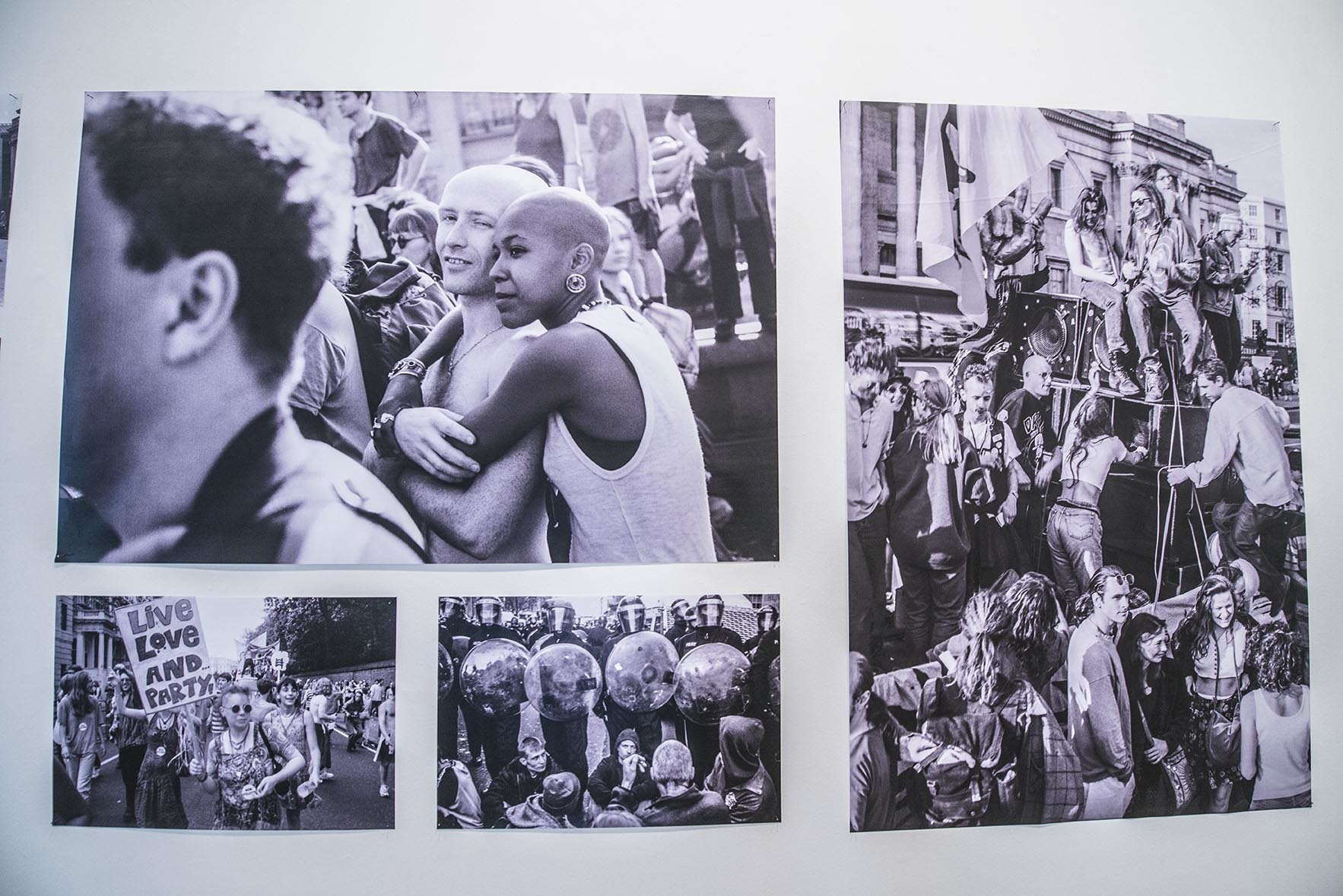 Saatchi gallery art photography counterculture on wall