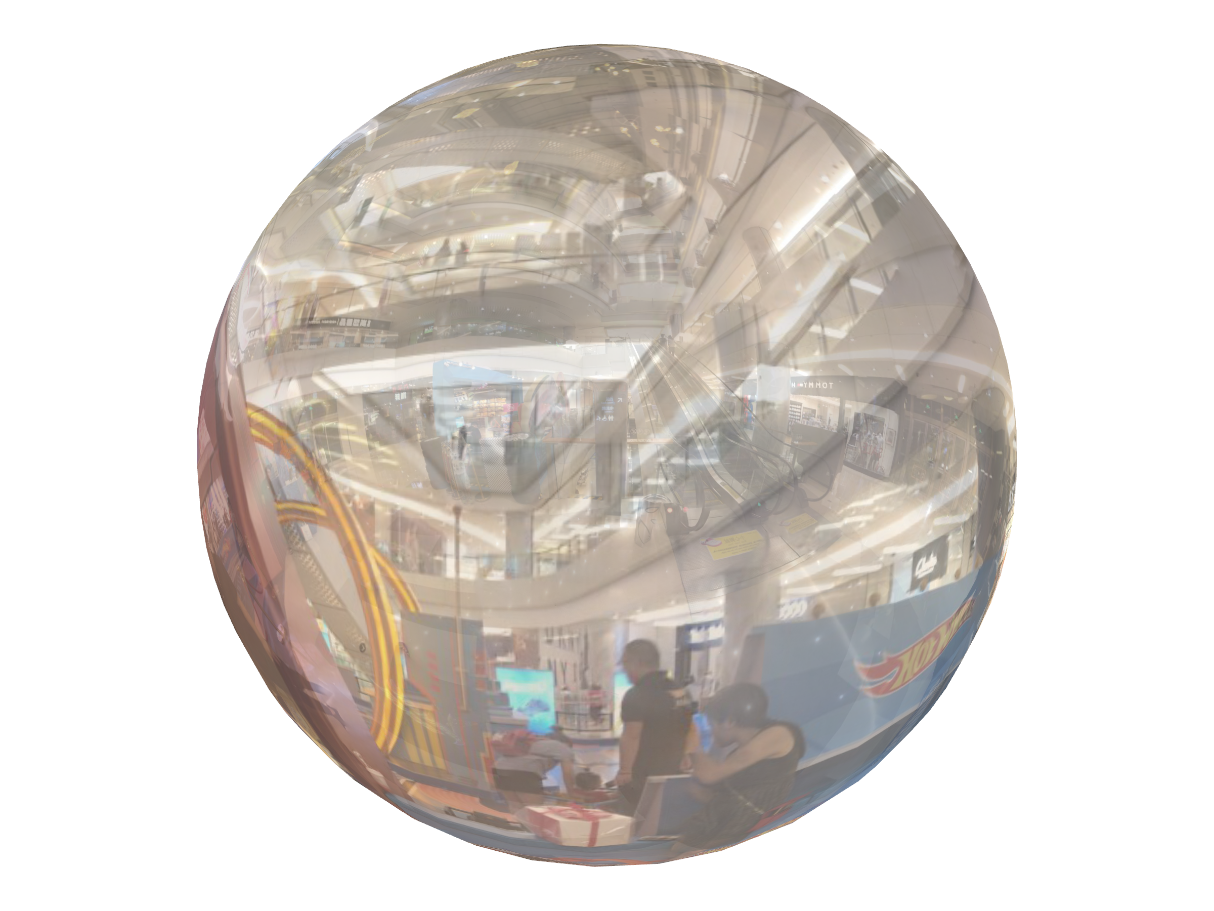 spherical rendering environment shopping mall