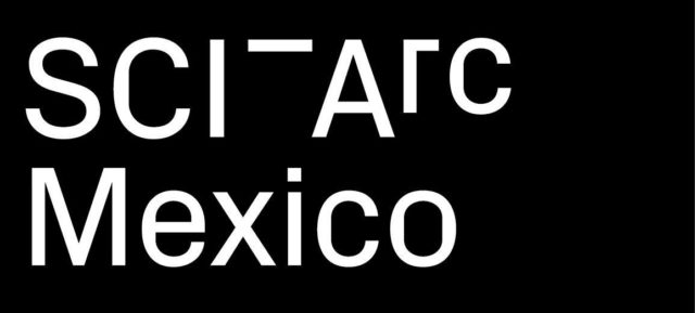 white text black background SCIArc Mexico