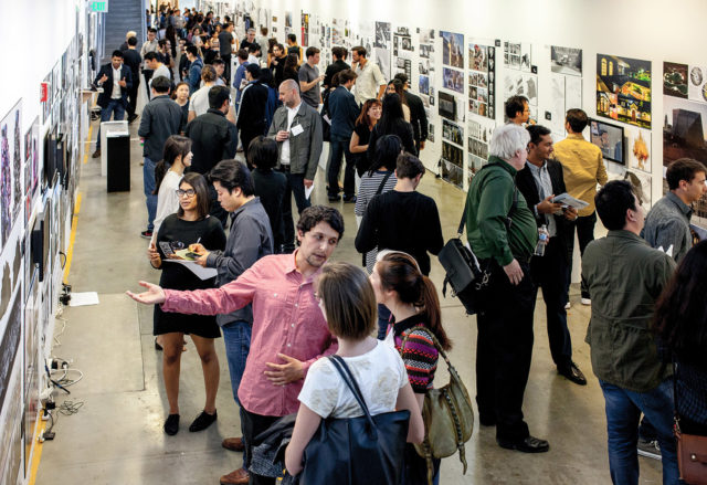 crowd hallway architecture projects