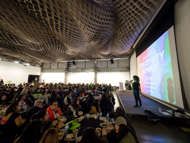 round table lecture within sciarc keck hall