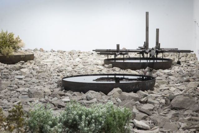 rock landscpae pools structures in gallery