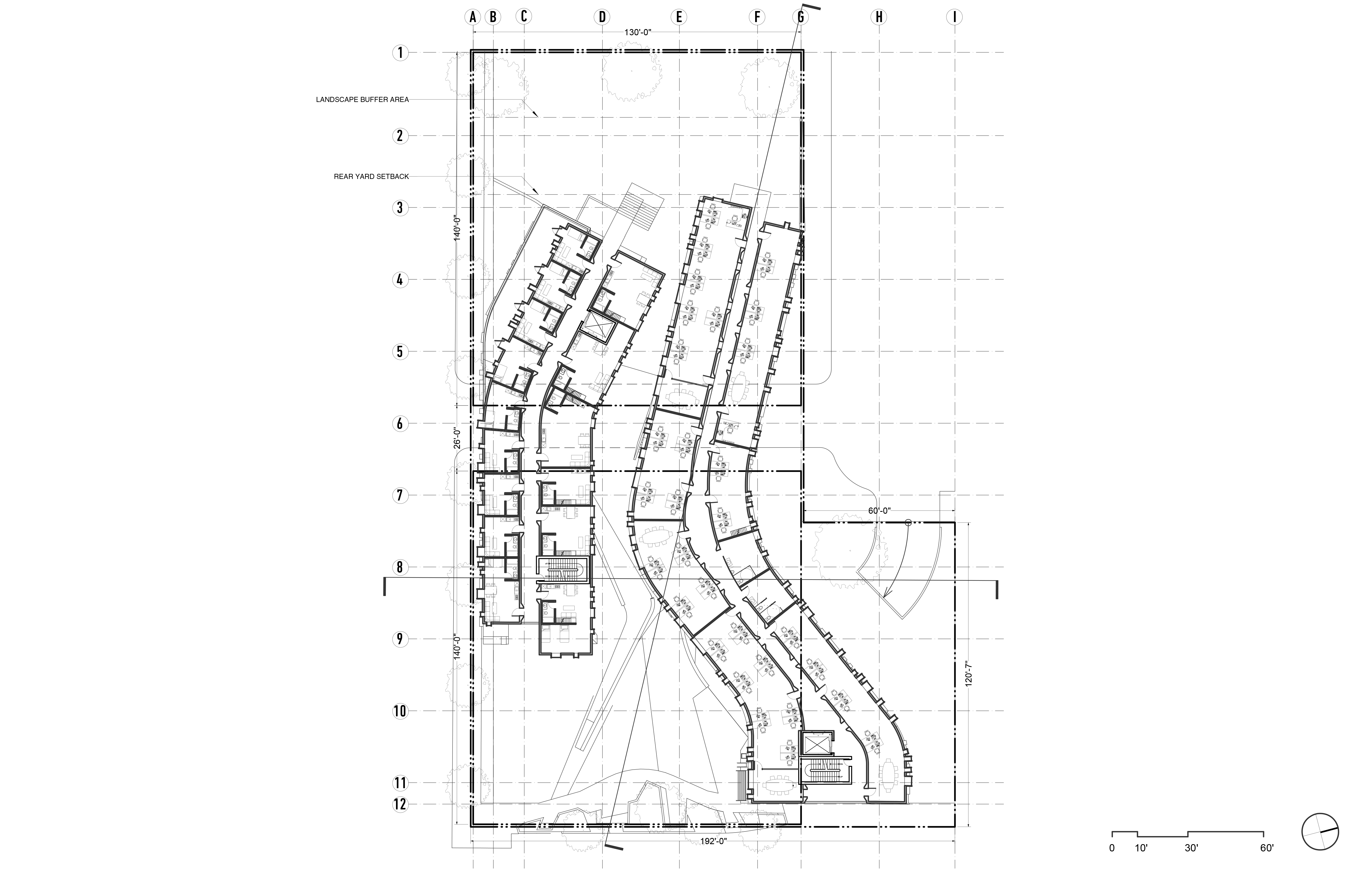 plan drawing animation reconfigurable space by student