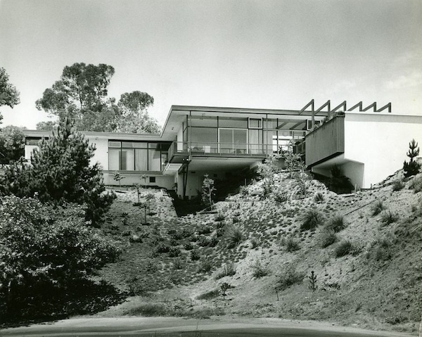 house exterior black and white