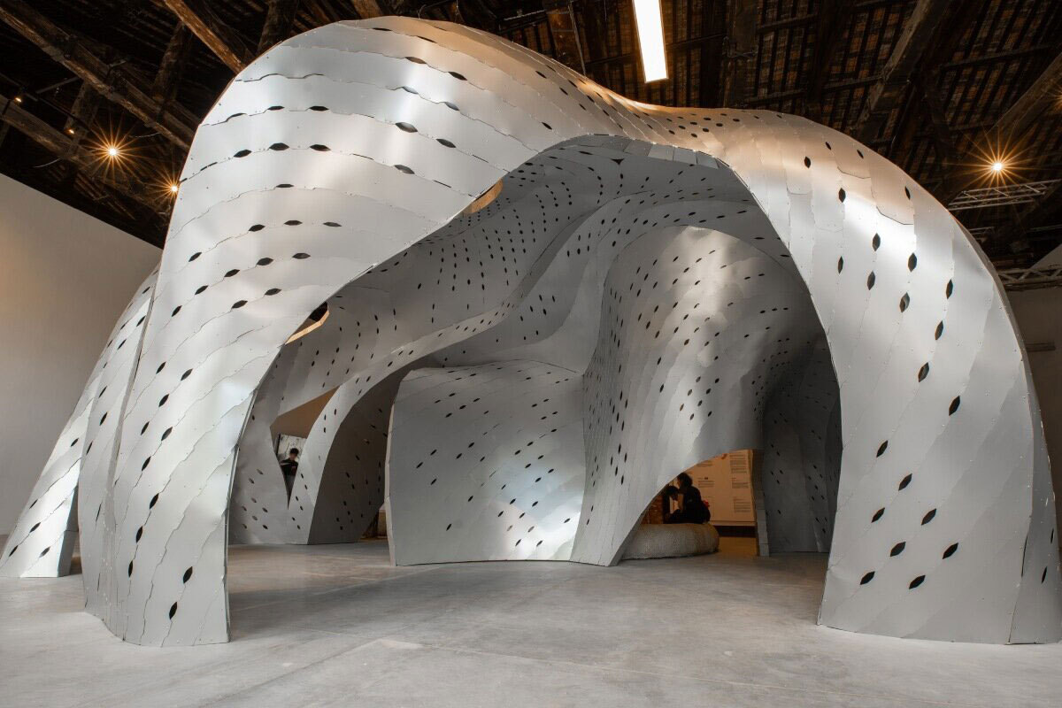 white pavilion