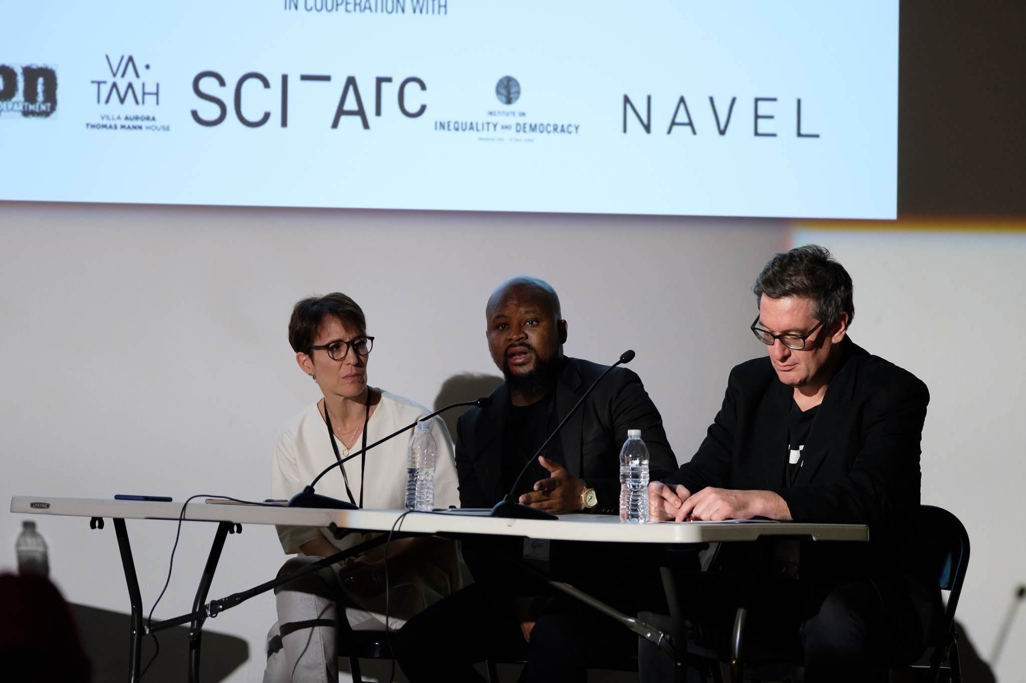 Panelists (L to R): Ana Elvira Vélez, Tebogo Ramatlo, and Thorsten Deckler