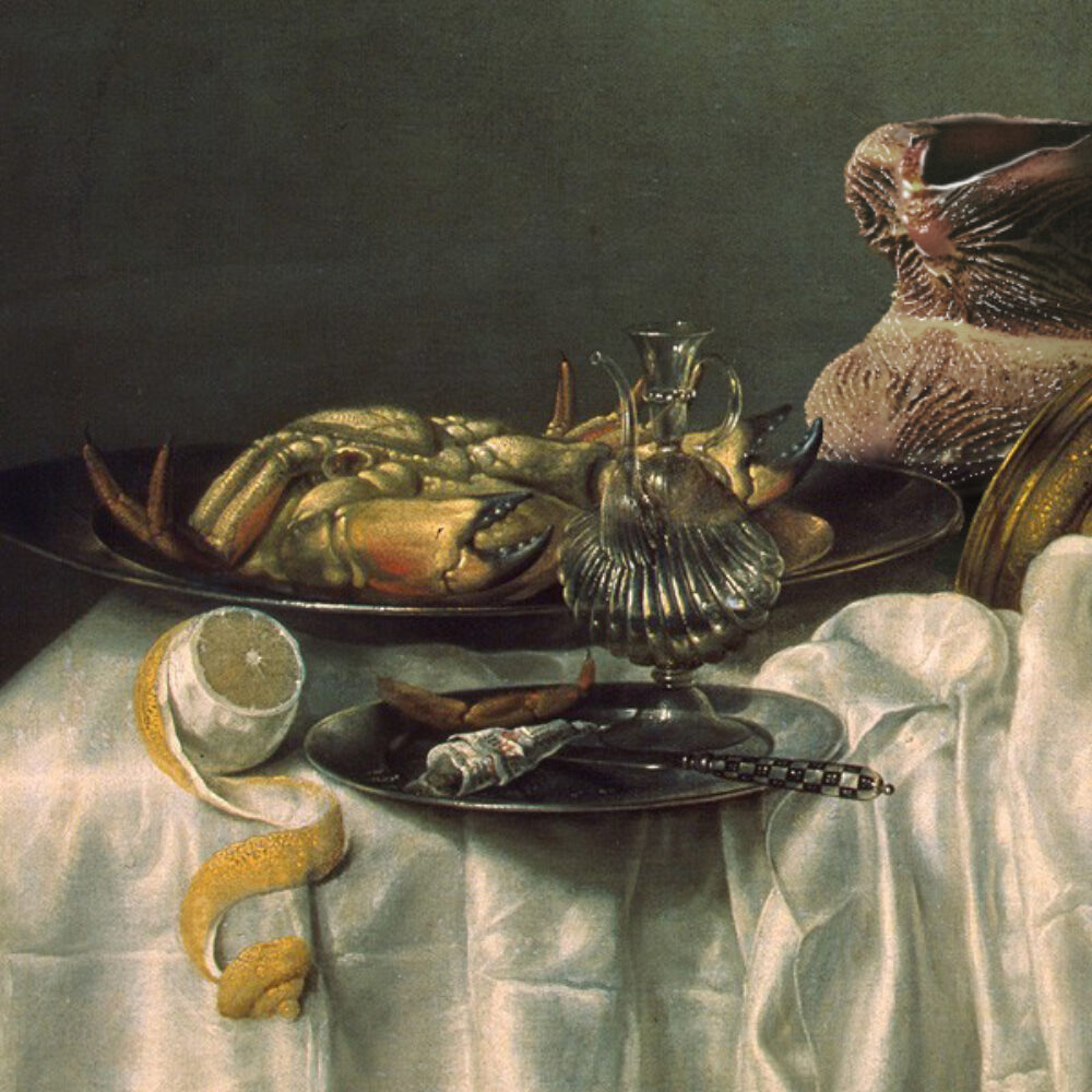 4 Young Ayata Breafast With A Crab And A Fizz Object After Willem Claesz Heda 1648 2014