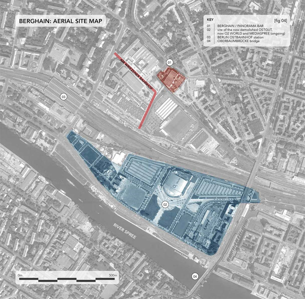 Berghain location map