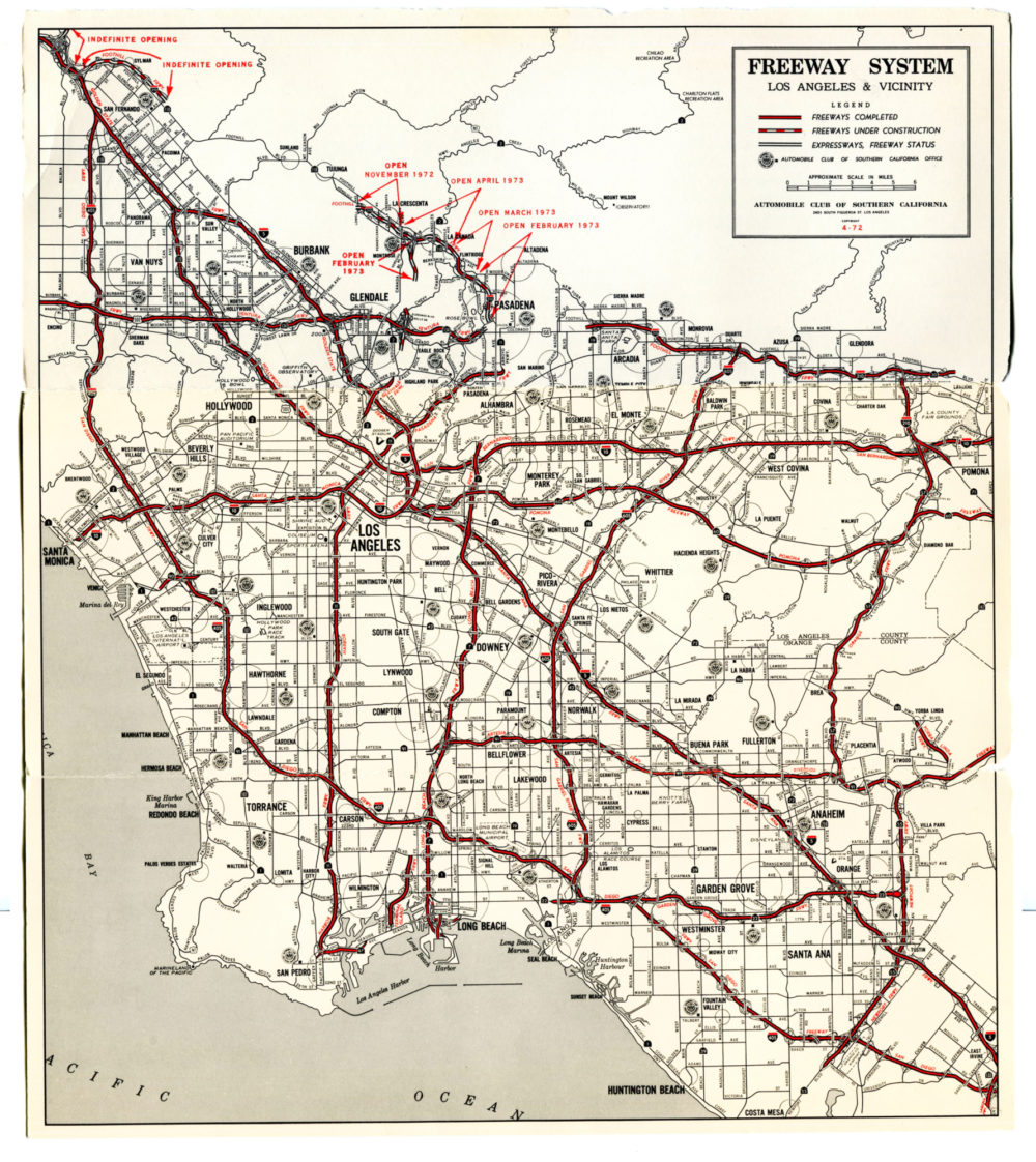 La Freeway Map System | Images and Photos finder