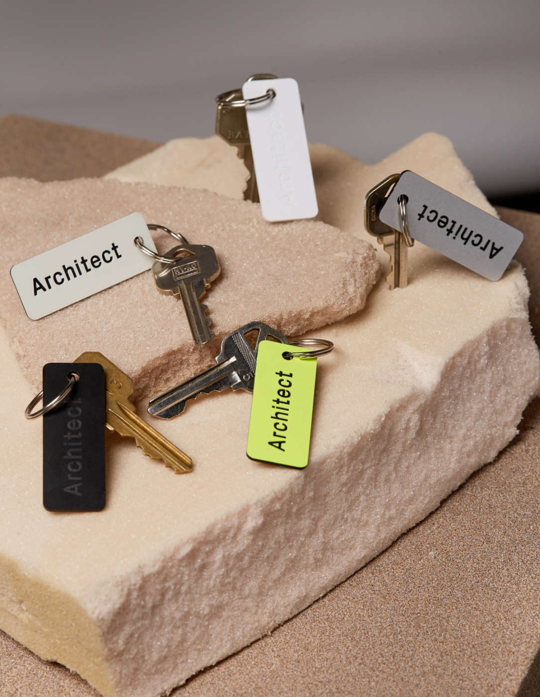 architect logo keychain set