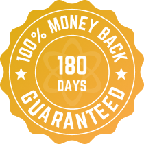 180-day Moneyback Guarantee Seal