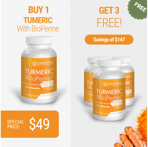 Turmeric with BioPerine -  B1G3