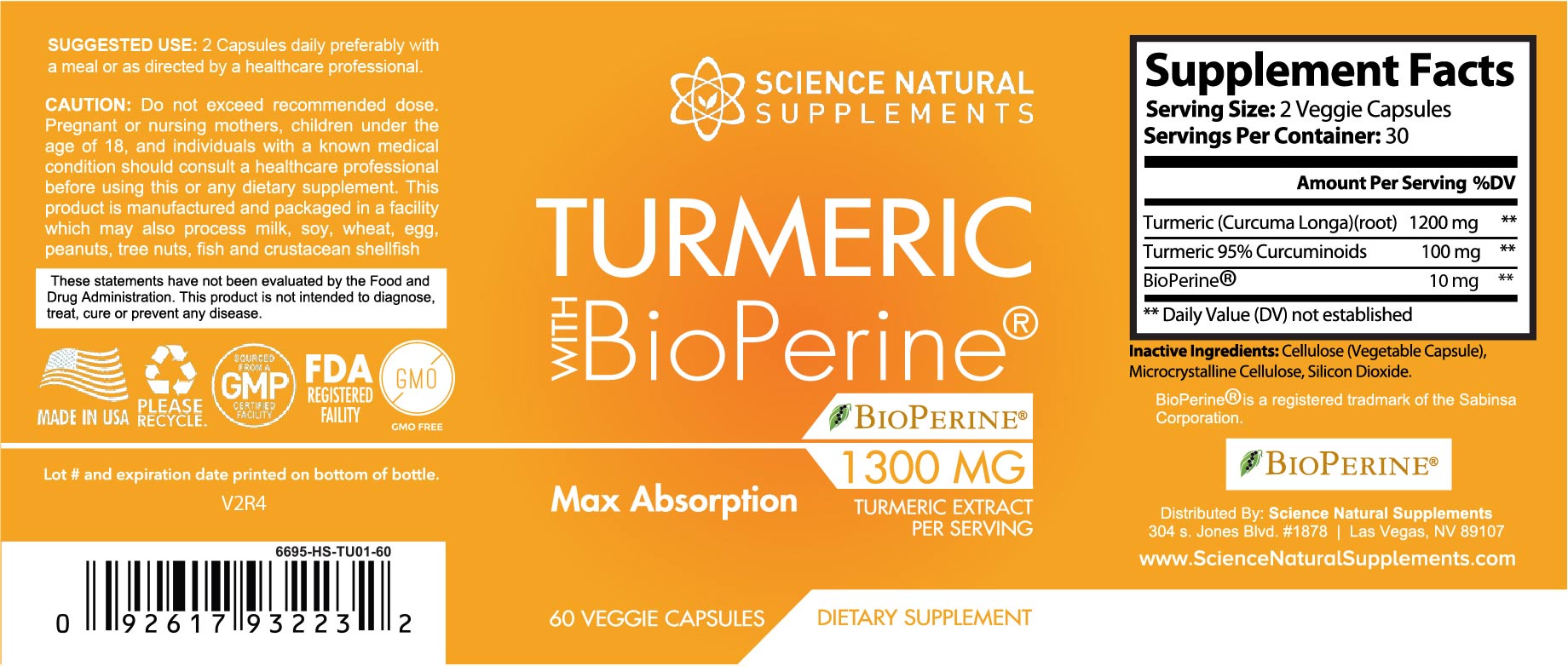 Turmeric with BioPeriene