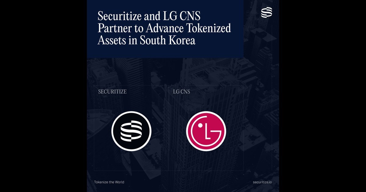 セキュリタイズ、LG CNSと提携し韓国でトークン化資産開発