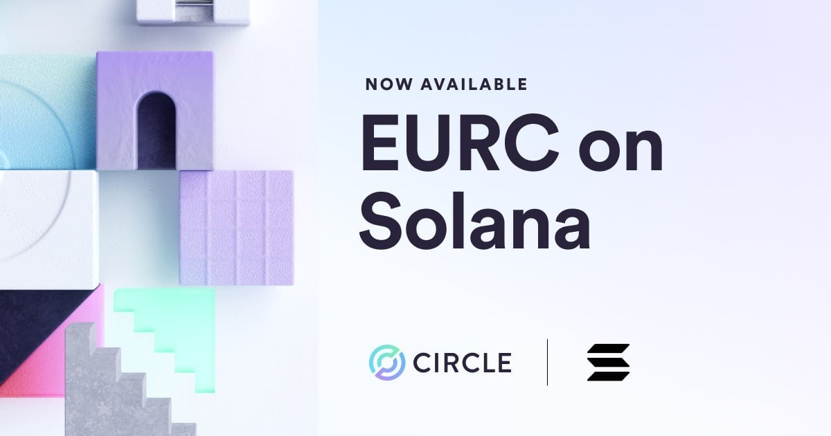 EURCがSolanaネットワークでローンチ
