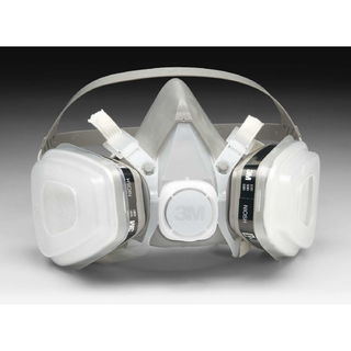 3M 52P71 Half Facepiece Disposable Respirator Assembly 52P71, Organic Vapor/P95 Respiratory Protecti