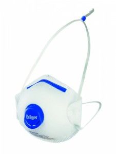 X-plore 1350 N95 with valve, Filtering Facepiece Respirator, Size M/L