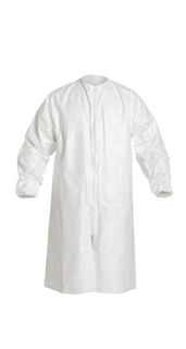 DuPont IC264SWHMD0030CS DUPONT TYVEK ISOCLEAN FROCK WHITE