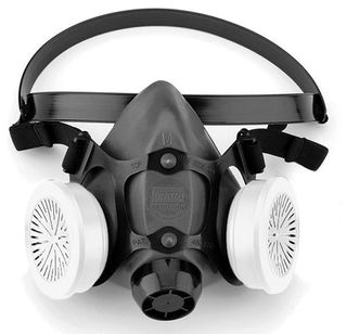 Honeywell Safety 5501R95M North 5500 Series half mask with (2) N75001 OV cartridges, (2) 7506R95 R95