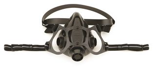 Honeywell Safety 770030L 7700 Series Half Mask, silicone, with dual cartridge connectors, LG