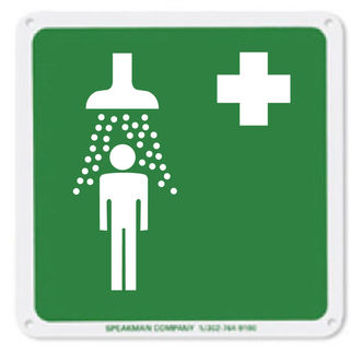 Speakman SGN2 Emergency Shower Sign